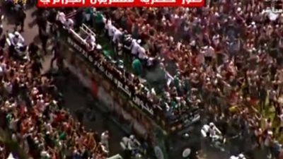 استقبال حافل لمنتخب الجزائر بعد التتويج بأمم أفريقيا (صور)