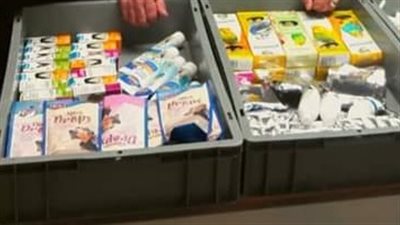 ضبط ١٠٠٠ علبة أدوية لعلاج الكلاب والقطط بمطار الغردقة (صور)