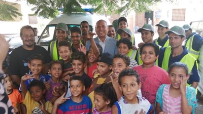 رفع أطنان من القمامة بشوارع السلام ثان 