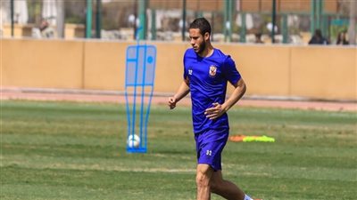 رمضان صبحي والشيخ يشاركان في مران الأهلي استعدادا للمقاولين