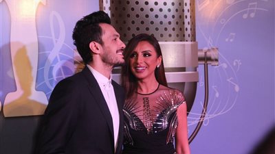 نظرات أنغام لزوجها في حفل الميما تكشف حبها الكبير له (صورة)