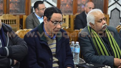 بالصور.. عزاء والد مجدي شندي رئيس تحرير المشهد