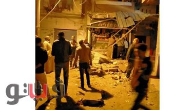 انهيار شرفة منزل دون  إصابات في طنطا | صور