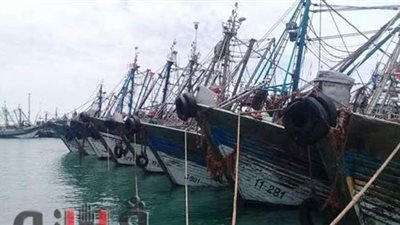 أمطار غزيرة على كفر الشيخ.. وتوقف حركة الملاحة البحرية بميناء البرلس