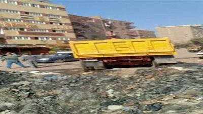 انفجار بخط المياه الرئيسى في شبرا الخيمة