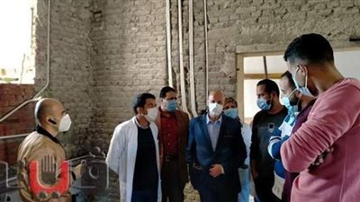 مدير صحة الشرقية يتفقد أعمال التطوير بمستشفى الأمراض الصدرية بالزقازيق