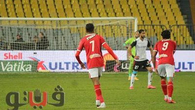 كهربا يحرز الهدف الأول للأهلي في مرمى طلائع الجيش بنهائي الكأس