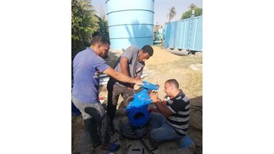 700 الف جنيه لإحلال وتجديد محطة مياه الشورانية  بسوهاج