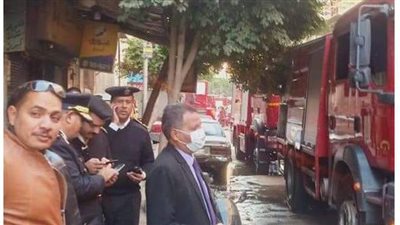 السيطرة على حريق بمستشفى أبو الريش | صور