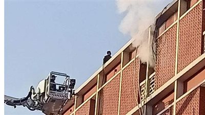 جامعة القاهرة تنفي وجود إصابات في حريق مستشفى أبو الريش