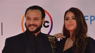 أول ظهور لأحمد خالد صالح وهنادي مهنا بعد شهر العسل | فيديو وصور