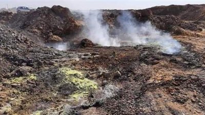محافظ الوادي الجديد: لا وجود لأنشطة بركانية والأرض المشتعلة نتيجة انبعاثات غازية