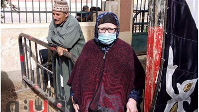 إقبال السيدات على لجان إعادة انتخابات مجلس النواب بكفرالشيخ (صور)