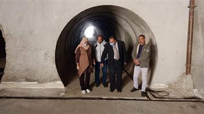 سكرتير أسيوط يتفقد إنشاء نفق الشيخ داوود أسفل السكة الحديد