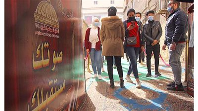 إقبال الشباب على لجنة النقراشي في انتخابات النواب بحدائق القبة  | صور