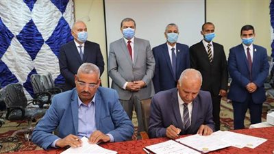 سعفان يشهد توقيع  مذكرة تفاهم