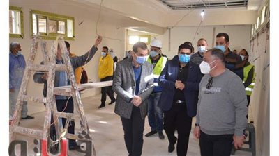 لمواجهة كورونا.. نائب محافظ بني سويف يتابع أعمال تطوير مستشفى الصدر