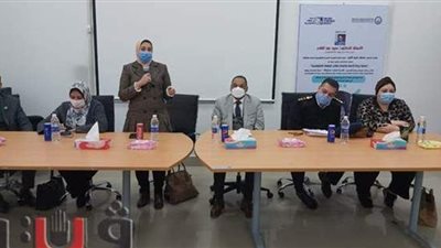جامعة بني سويف التكنولوجية تشارك في حملة مناهضة العنف ضد المرأة