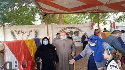 أصحاب  الهمم يشاركون  في انتخابات النواب بالشرقية | صور