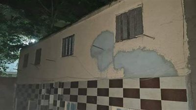 انهيار سقف عقار  بالعمرانية ووفاة مسنة | صور
