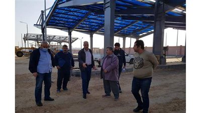 رئيس جهاز دمياط يتفقد مواقف الأجرة