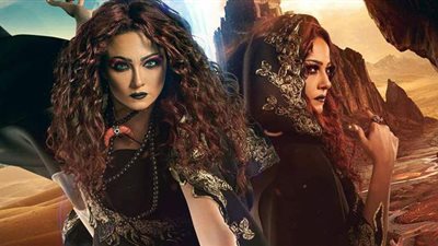 بشرى تشوق جمهورها بأفيش مسلسل 