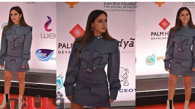 جميلة عوض بإطلالة جذابة في سابع أيام مهرجان القاهرة السينمائي | صور