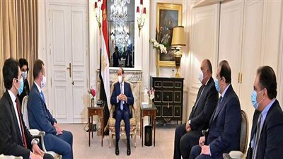 السيسي يستقبل رئيس  مجموعة 