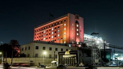 الأمم المتحدة تحتفي بإضاءة الجامعة العربية باللون البرتقالي لمناهضة العنف