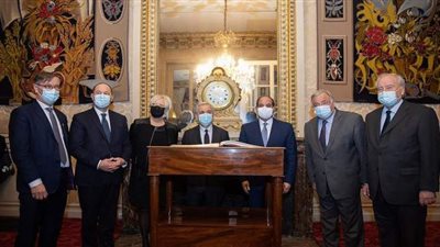 رئيس الشيوخ الفرنسي يثمن جهود مصر ودورها المحوري في الشرق الأوسط