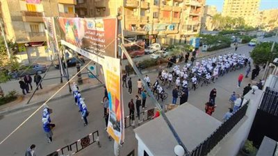 محافظ البحيرة يشارك بماراثون دراجات