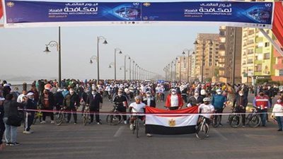 تحت شعار «مصر أقوى من الفساد».. ماراثون للجري والدراجات ببني سويف | صور