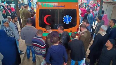 إصابة 4 أشخاص في اصطدام قطار برصيف محطة المنصورة