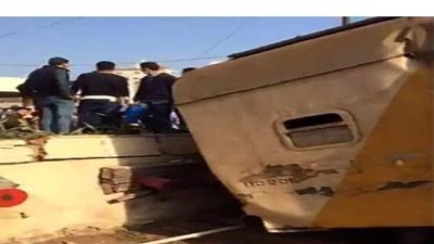 النيابة بدأت التحقيقات.. تفاصيل حادث قطار المنصورة
