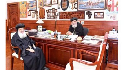 البابا تواضروس يستقبل سكرتير المجمع المقدس
