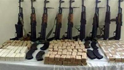 الأمن العام يضبط 31 قطعة سلاح ناري و117 قضية مخدرات