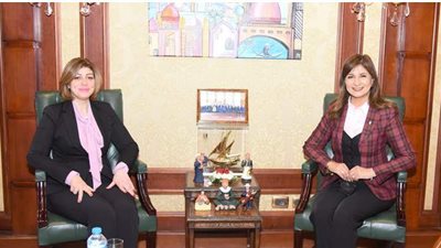 وزيرة الهجرة تستقبل نظيرتها العراقية لبحث التعاون المشترك