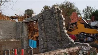 إزالة 5 تعديات على الأراضى الزراعية بالمنوفية