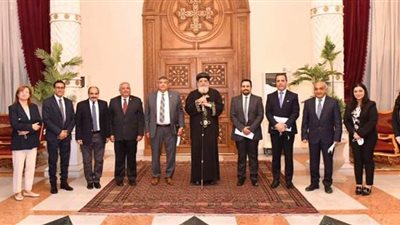 البابا تواضروس يستقبل وفدا طبيا لمتابعة تطورات مشروع 