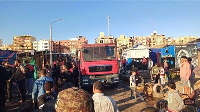 حي ثالث الإسماعيلية: حريق نادي المنتزه يلتهم ٦ كرفانات