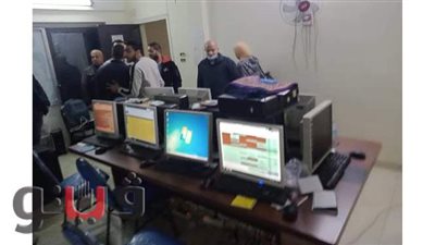 إغلاق 47 سنترا تعليميا ومحلي كوافير في حملة مكبرة بالدقي | صور