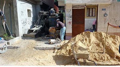 ضبط حالة بناء دون ترخيص بحي ثالث الإسماعيلية | صور