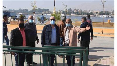 محافظ الأقصر يتفقد أعمال التشطيبات النهائية لمشروع المراسي | صور