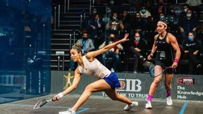 هانيا الحمامي تتأهل لنهائي بطولة بلاك بول للإسكواش بعد الفوز على الأمريكية اماندا صبحى