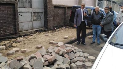 رئيس حي غرب القاهرة يتابع أعمال التطوير بشارع معروف | صور