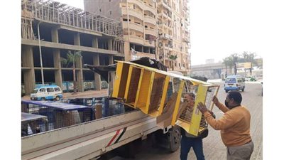 غلق مقهى ورفع ١٦٤ إشغالا في حملات مكبرة بالبحيرة