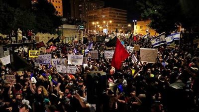 مظاهرات في إسرائيل للمطالبة باستقالة نتنياهو