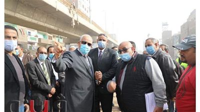 محافظ الجيزة يتفقد محاور الحركة حول شوارع الأهرام والملك فيصل