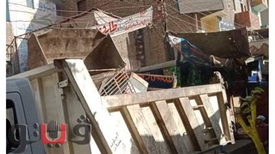 حملة لرفع وإزالة الإشغالات بمركز الفشن ببني سويف