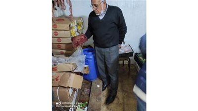 ضبط مخزن منتجات لحوم مجهولة المصدر بالإسكندرية